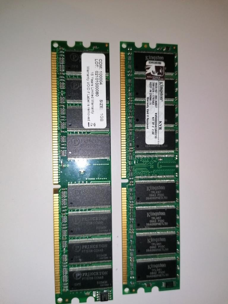Diverse RAM Geheugenmodules - DDR, DDR2, DDR3, SDRAM getest, Computers en Software, RAM geheugen, Gebruikt, Ophalen of Verzenden