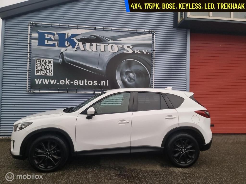 Mazda CX-5 2.2D HP GT-M 4WD 175pk Automaat Bose,19inch, Led, Auto's, Mazda, Automaat, Gebruikt, 4 cilinders, 2000 kg