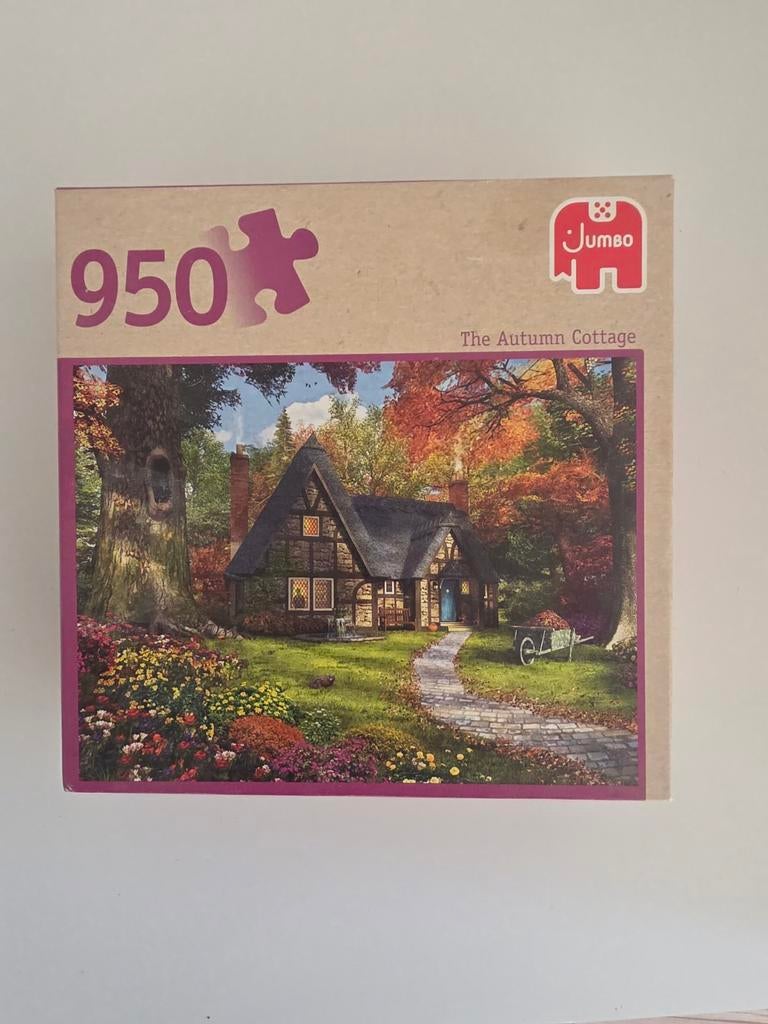 Jumbo Puzzel 950 stukjes The Autumn Cottage, Ophalen of Verzenden