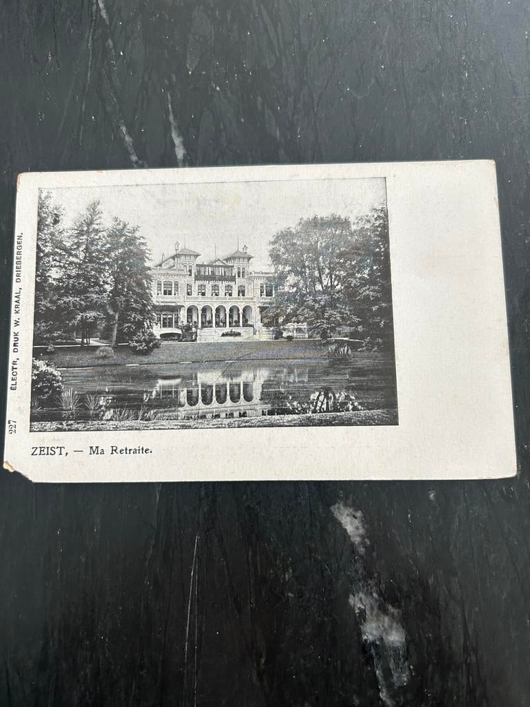 Zeist Ma Retraite rond 1900, Verzamelen, Ansichtkaarten | Nederland, Ophalen of Verzenden, Voor 1920, Ongelopen, Utrecht