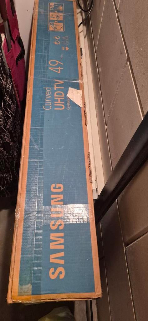 Samsung Curved UHDTV 49 inch - Scherm gebroken (voor onderde, LED, Ophalen of Verzenden, Samsung, 4k (UHD)
