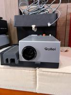 Rollei P350A diaprojector + koffer & magazijn, Audio, Tv en Foto, Ophalen of Verzenden, Zo goed als nieuw, Dd, D
