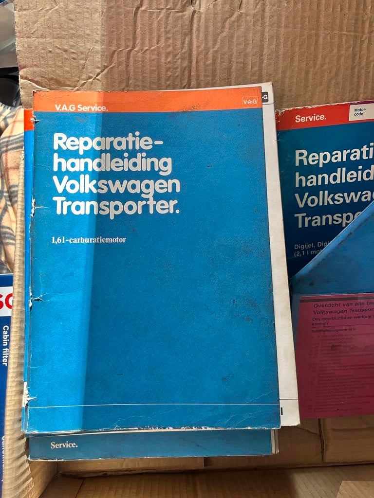 Werkplaatshandboek VW Transporter 1,6l-carburatiemotor, Ophalen of Verzenden