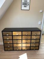 MADE Stow gouden ladekast/apothekerskast messing dressoir, Huis en Inrichting, Kasten | Ladekasten, Ophalen, Apothekerskast, Gebruikt