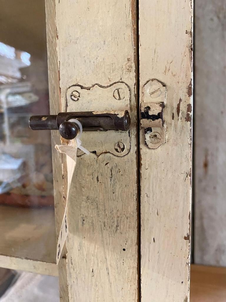Antieke stoere toonbankvitrine balievitrine vitrine, Ophalen