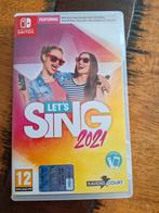 Let's Sing 2021 - Nintendo Switch (Muziekgame), Muziek, Ophalen of Verzenden, Zo goed als nieuw, 3 spelers of meer
