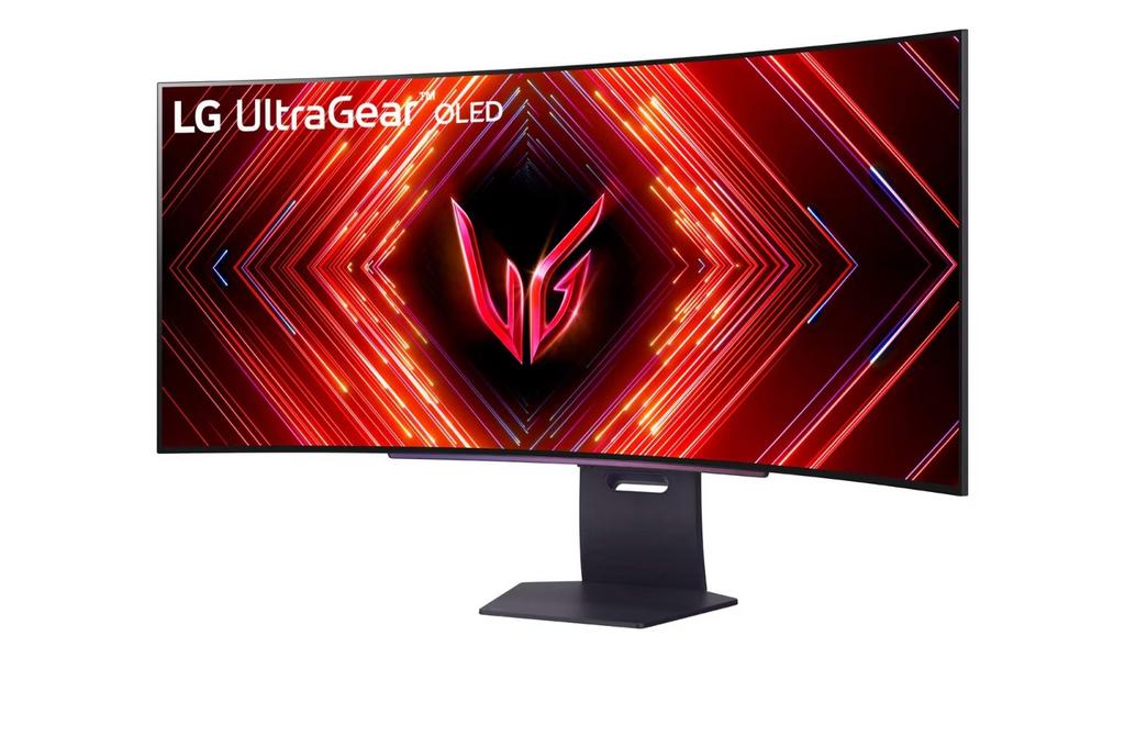 LG UltraGear OLED 45GS95QE-B Gaming Monitor Z.G.A.N., Computers en Software, Monitoren, HDMI, Curved, Minder dan 1 ms, Zo goed als nieuw
