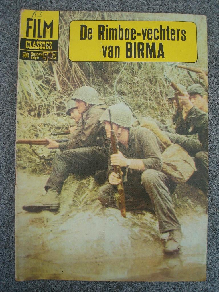De Rimboe-vechters van Birma. Film Classics. Nr 508., Eén stripboek, Ophalen of Verzenden, Gelezen