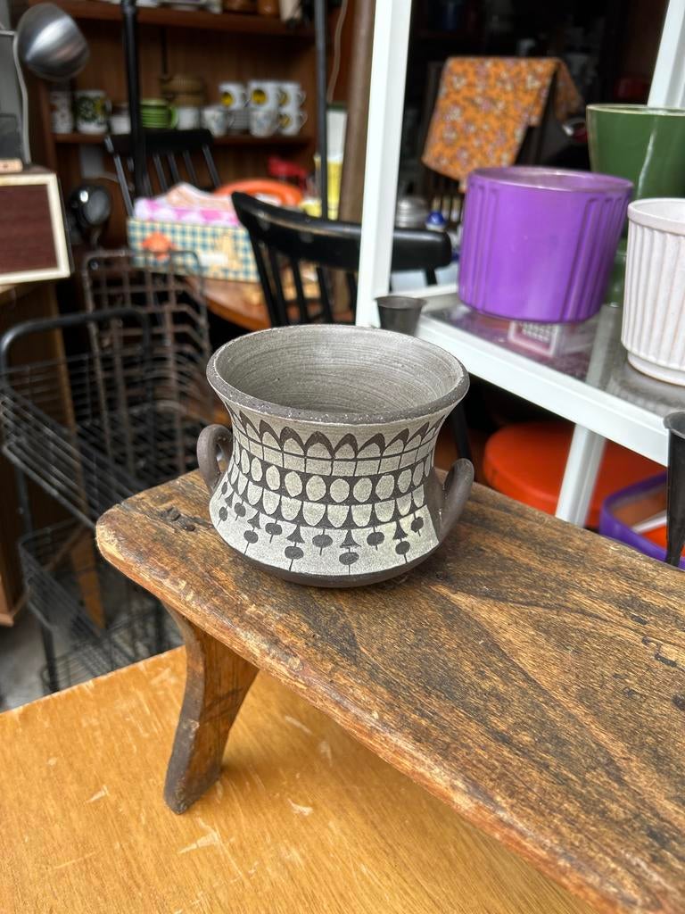 Vintage Aardewerk Vaasje Ulla Winblad Alingsås Keramik, Antiek en Kunst, Ophalen of Verzenden