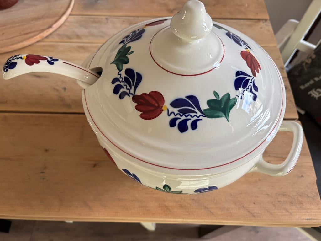 Boerenbont service, Antiek en Kunst, Antiek | Servies los, Ophalen