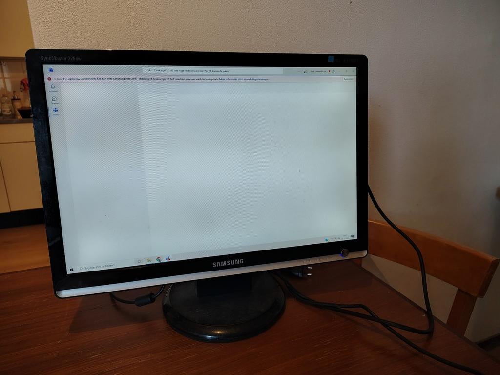 Samsung SyncMaster 226BW monitor, Ophalen of Verzenden, Gebruikt, Samsung