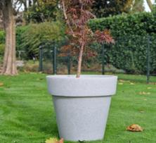 Nieuwe grote plantenbak voor tuin of terras, Tuin en Terras, Bloembakken en Plantenbakken, Kunststof, Rond, Nieuw, Ophalen of Verzenden