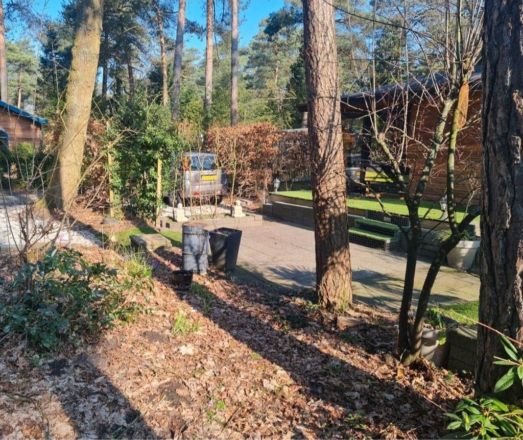 Te Koop ruime chalet met eigengrond 310  Veluwe beekbergen, Huizen en Kamers, Recreatiewoningen te koop, Gelderland, 2 slaapkamers