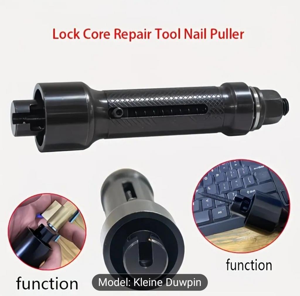 Lock Core Repair Tool Nageltrekker - Kleine Duwpin, Verzenden, Nieuw