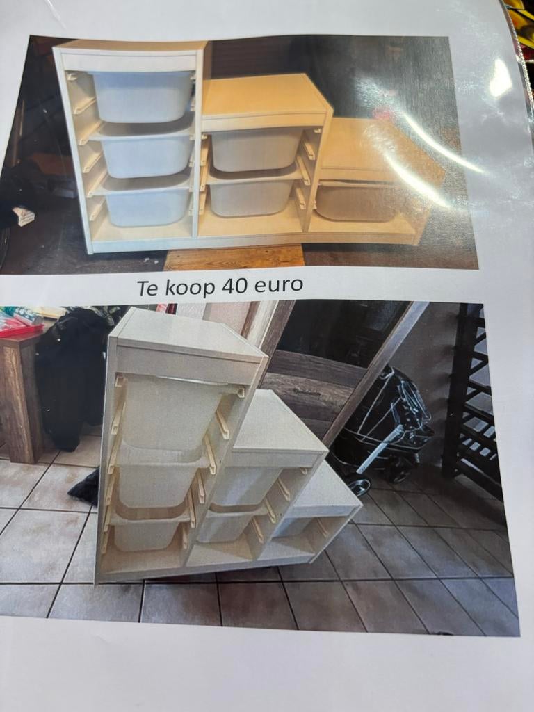 Trofast IKEA kast met bakken, Ophalen of Verzenden, Gebruikt, Kast