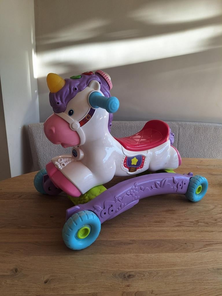 V-tech Hobbel en Speel Unicorn, Ophalen, Zo goed als nieuw, Jongen of Meisje