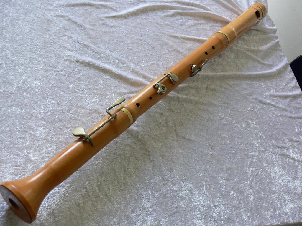 Moeck bas blokfluit, Muziek en Instrumenten, Blaasinstrumenten | Blokfluiten, Gebruikt, -, Bas, -