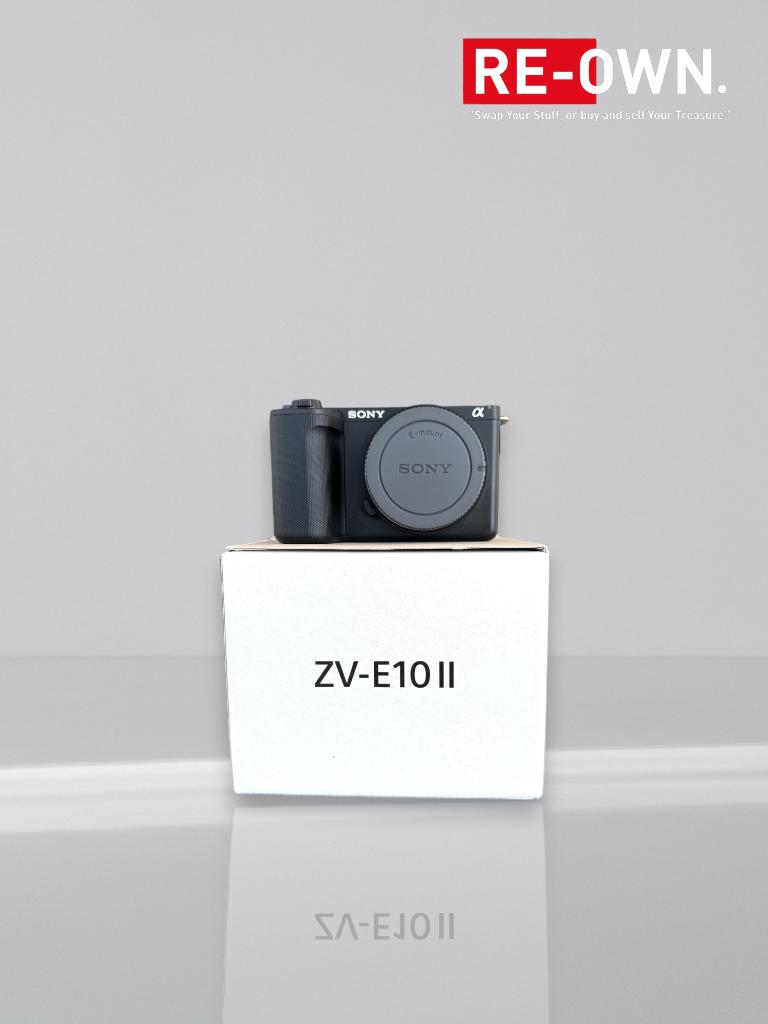 Sony ZV-E10II (nieuwstaat + factuur + garantie + doos ), ., Ophalen of Verzenden, Zo goed als nieuw, Sony