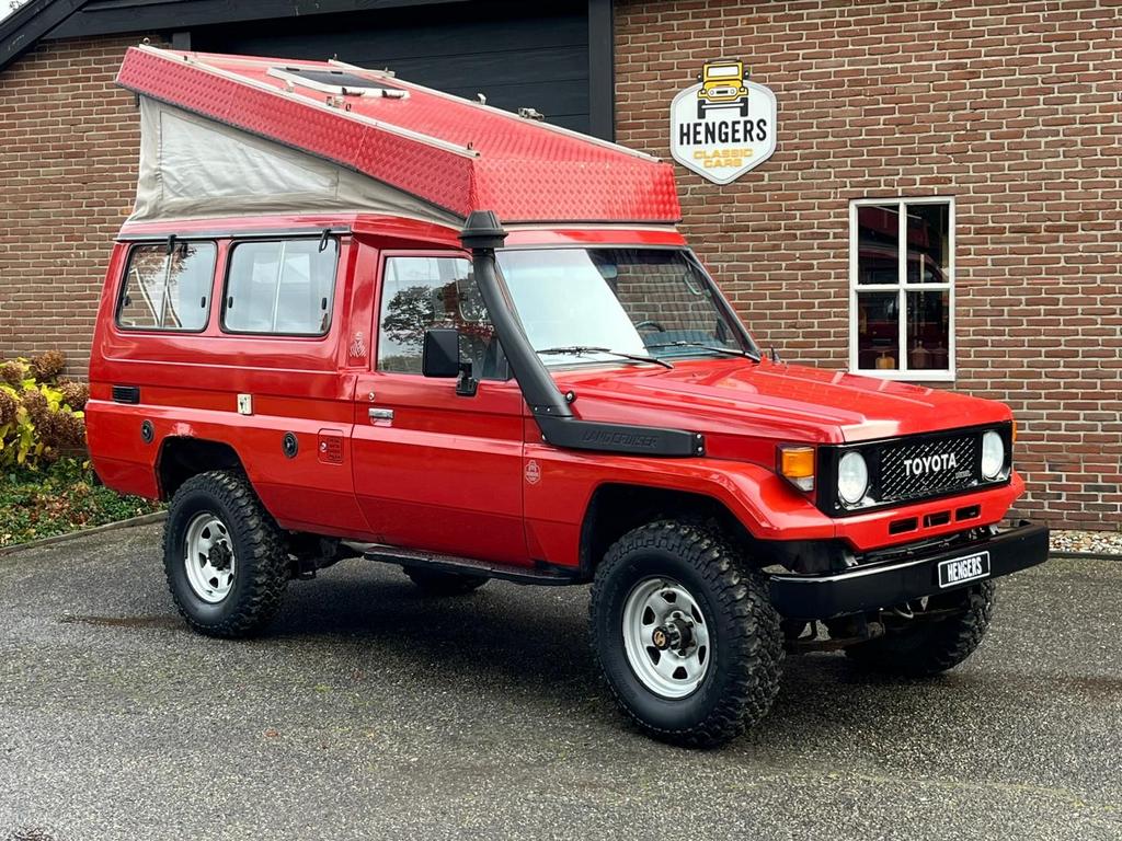 Toyota Land Cruiser BJ75   13BT 1989, Bedrijf, Grijs, SUV of Terreinwagen, Rood