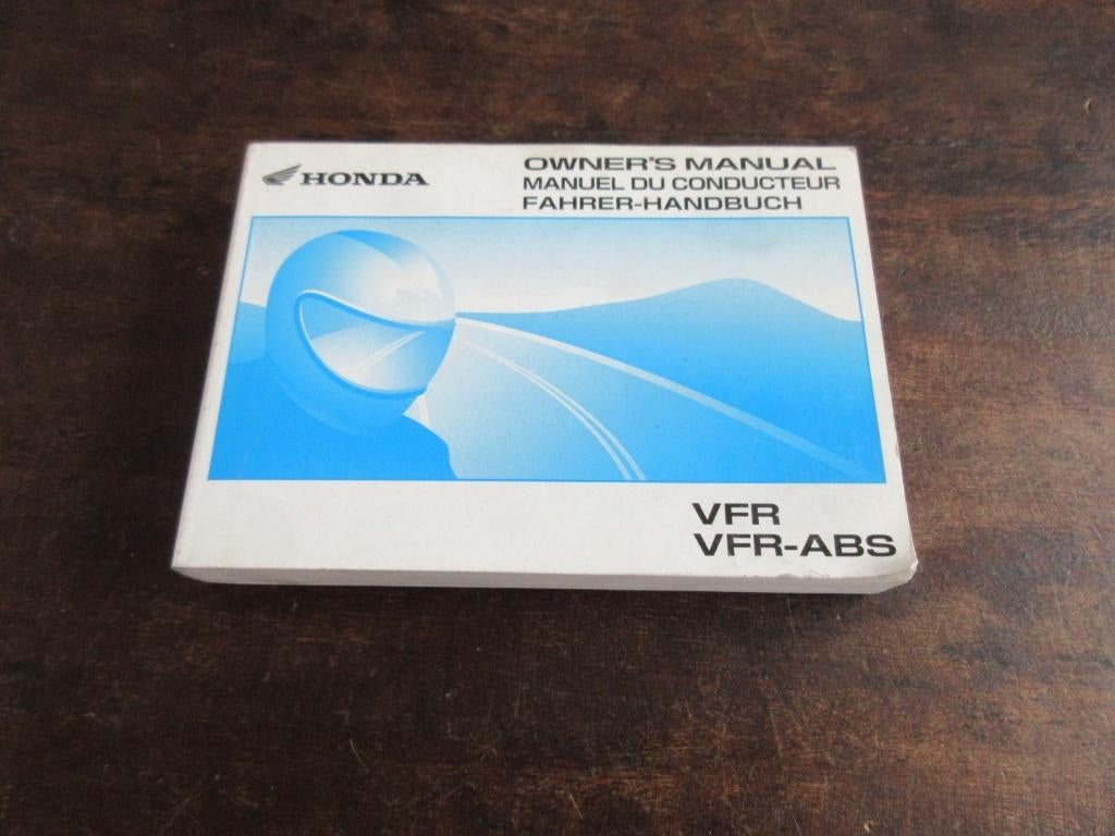 Honda VFR VFR-ABS owner's manual handleiding, Motoren, Handleidingen en Instructieboekjes, Honda, Ophalen of Verzenden