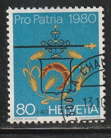 Zwitserland 1980 - Pro Patria, Ophalen of Verzenden, Gestempeld