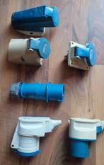 Diverse Mennekes CEE 16A-6H 220-240V stekker wandcontactdoos, Ophalen of Verzenden