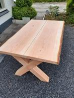 Tuintafel boomstamtafel picknicktafel van douglas hout, Ophalen, Rechthoekig, Hout
