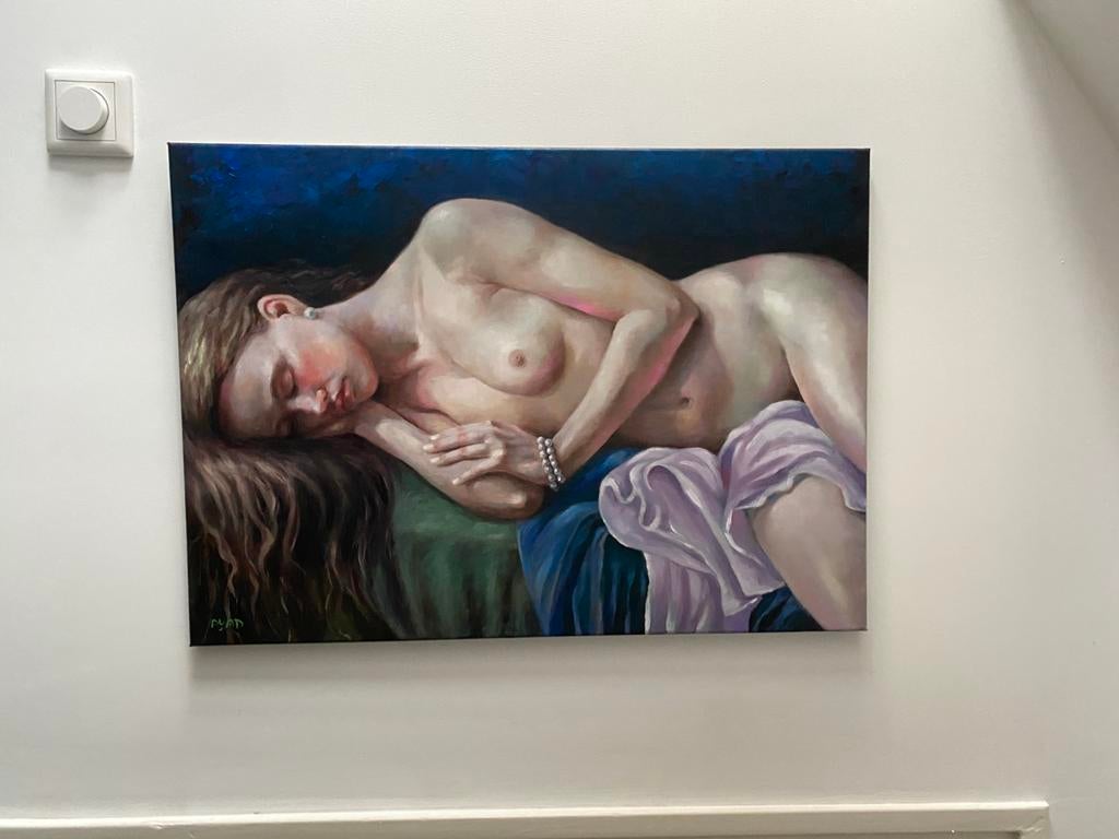 Slapende vrouw, Ophalen of Verzenden