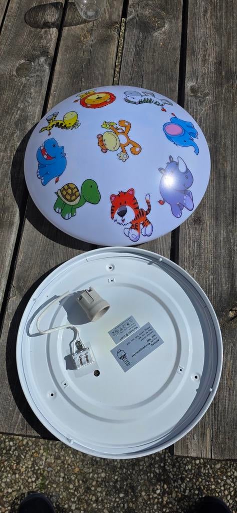 Plafondlamp kinderkamer met dieren 2x dezelfde, Ophalen of Verzenden