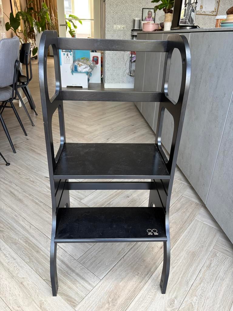 Zwarte Ette tete leertoren/ sta kruk/ opstapje, Ophalen, Gebruikt, Overige typen