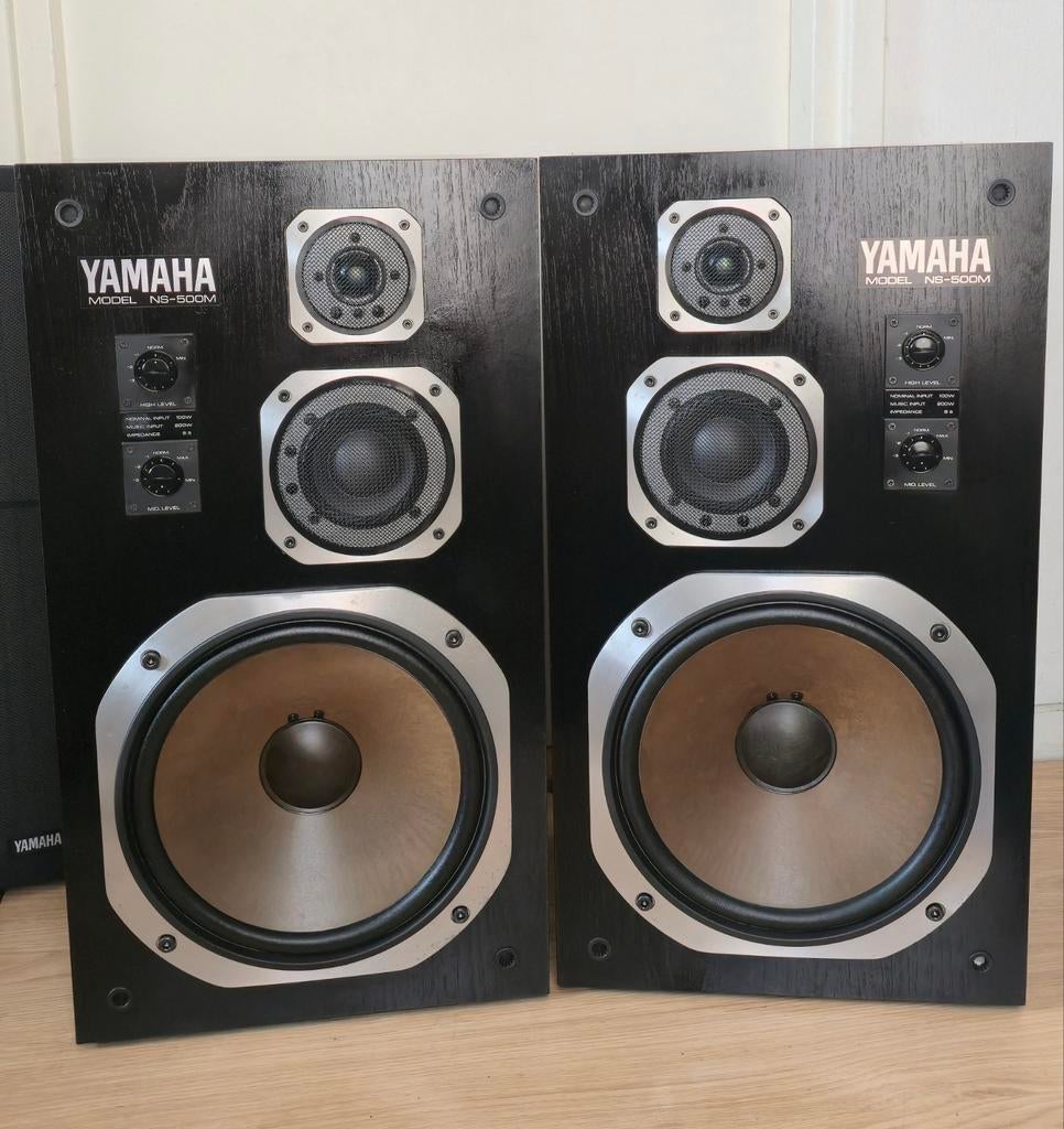 Yamaha NS-500M, Gebruikt, 60 tot 120 watt, Front, Rear of Stereo speakers, Ophalen