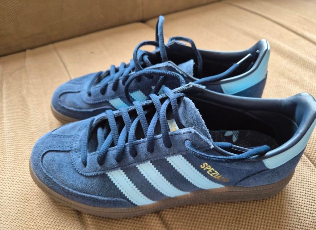 Adidas Handball Spezial sneakers - Maat 38.5, Ophalen of Verzenden, Blauw, Adidas, Sneakers of Gympen