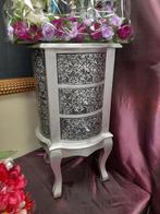 Zilveren barok lade kastje, Huis en Inrichting, Zo goed als nieuw, 3 of 4 laden, Minder dan 100 cm, 25 tot 50 cm