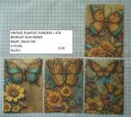 vintage plaatjes vinders 474 ( alleen verzenden, Hobby en Vrije tijd, Scrapbooking, Ophalen, Nieuw, Papier of Karton, Overige merken