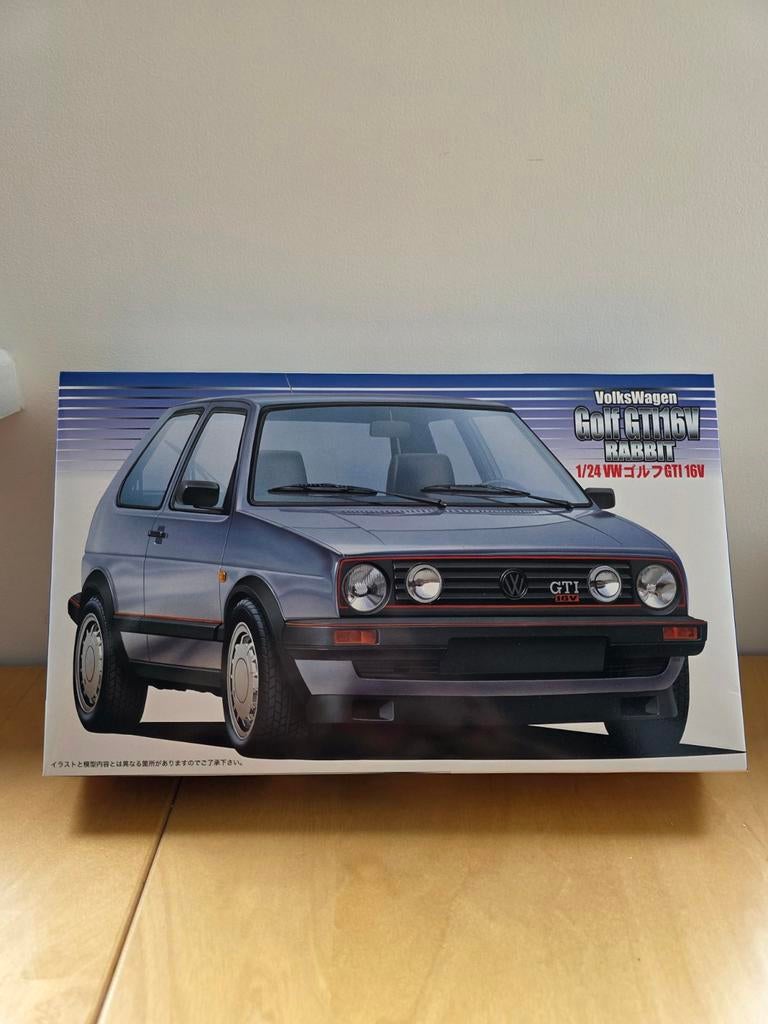 Golf 2 GTI Rabbit Bouwpakket 1:24 met VR6 & Upgrades, Ophalen of Verzenden