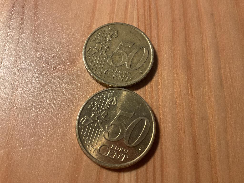 2x50 euro cent jaar 2002 Potugal 2 jaar 2000 Nederland, Postzegels en Munten, Munten | Nederland, Ophalen, Koningin Beatrix, Euro's