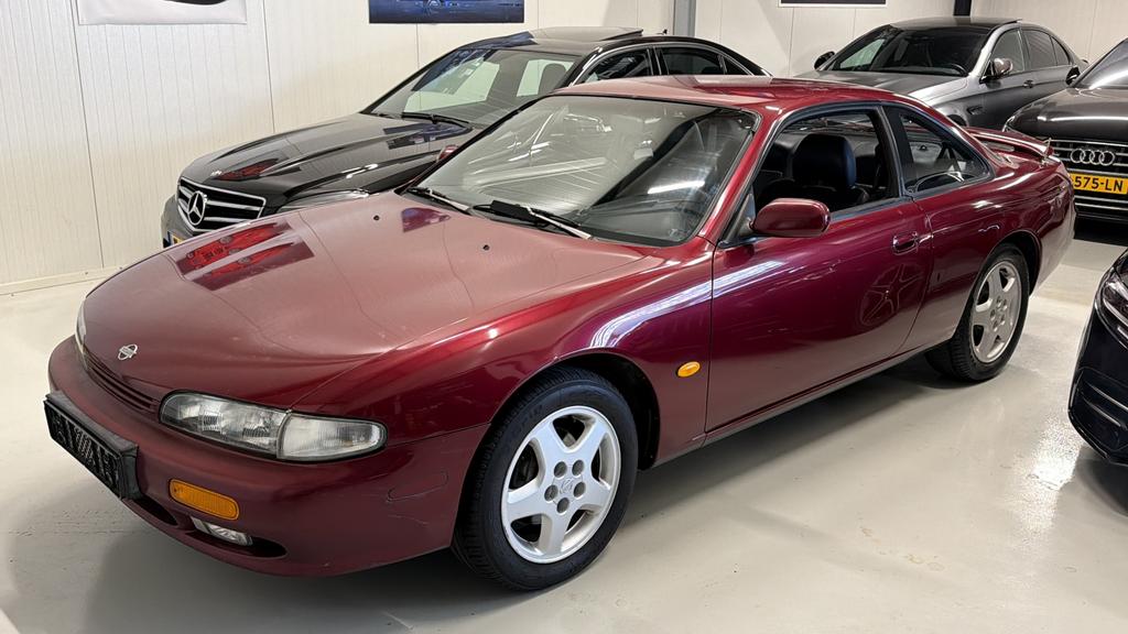Nissan S14 200SX 2.0 Turbo 1997 Automaat Barn-Find Uniek!!, Auto's, Nissan, 1998 cc, Achterwielaandrijving, Zwart, 4 cilinders