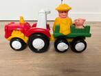 Fisher-Price Tractor met Varken en Boer, Ophalen, Gebruikt, Jongen of Meisje