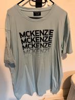 McKenzie T-shirt - Lichtblauw met logo - Maat XXL, Kleding | Heren, Ophalen of Verzenden, Zo goed als nieuw, Overige maten, Blauw