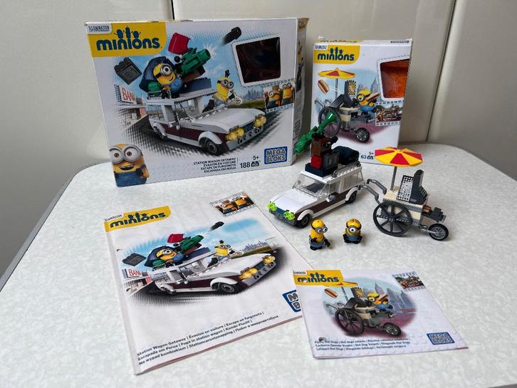 Minions set van Megabloks, Kinderen en Baby's, Speelgoed | Bouwstenen, Gebruikt, Ophalen of Verzenden