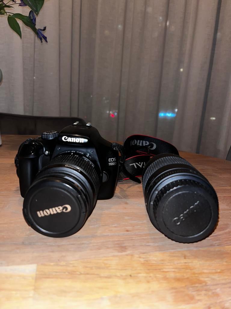 Canon EOS 1100D Spiegelreflexcamera met 2 lenzen, Ophalen of Verzenden, Gebruikt, Spiegelreflex, Canon