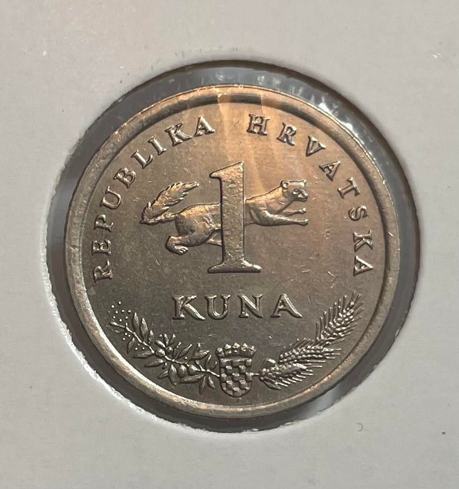 1 kuna Kroatië 1997, Ophalen of Verzenden, Overige landen