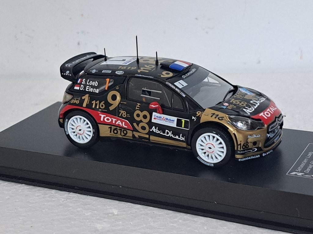 Ixo RAM558 1/43 Citroen DS3 WRC Rallye de France Alsace 2013 Loeb Night