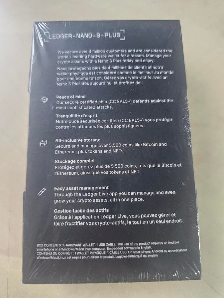 Ledger Nano S Plus - Nieuw in Verpakking, Ophalen of Verzenden, Nieuw