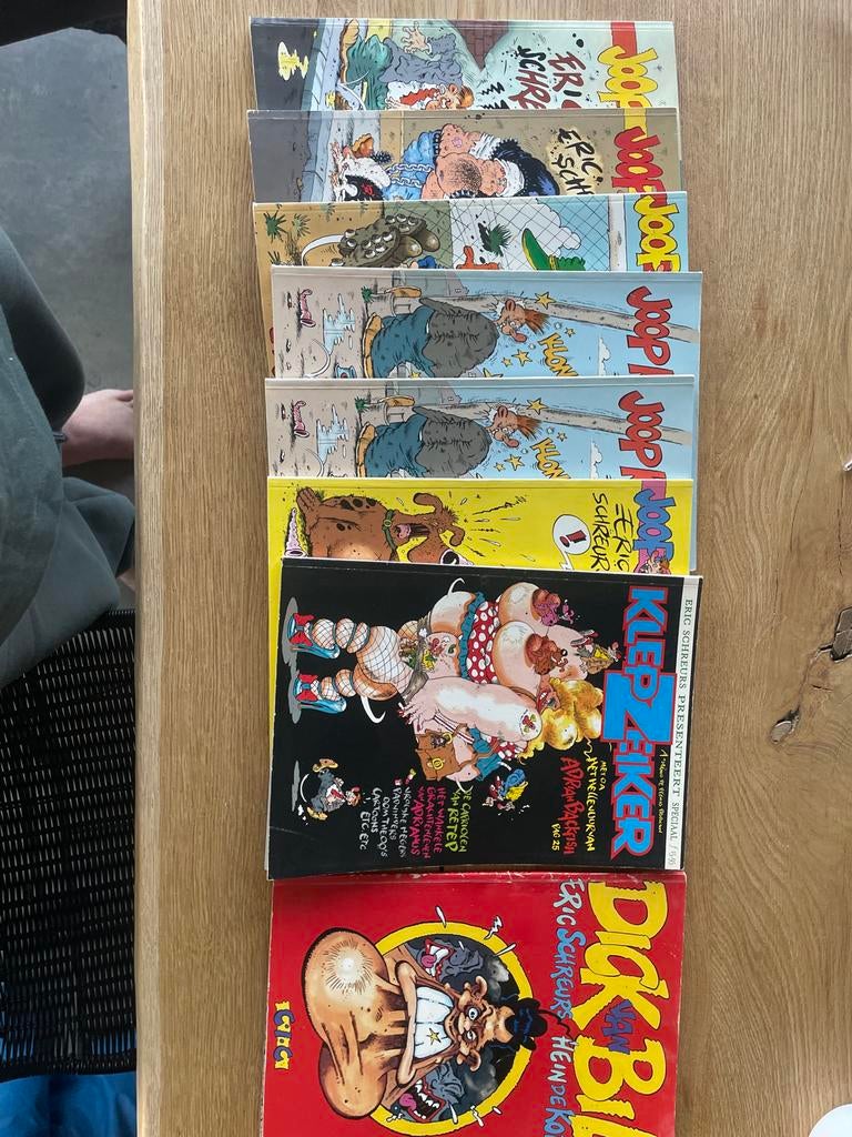 Joop Klepzeiker en Dick van Bik stripboeken, Boeken, Stripboeken, Meerdere stripboeken, Ophalen of Verzenden, Gelezen