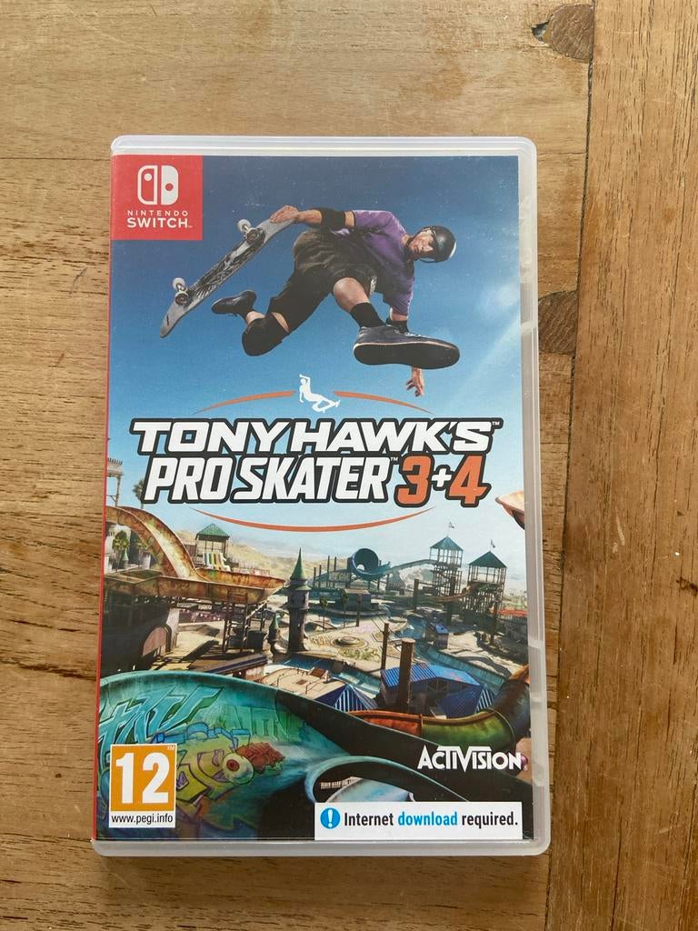 Tony Hawk's Pro Skater 3+4 Nintendo Switch, Gebruikt, Eén computer, Ophalen of Verzenden, 3 spelers of meer