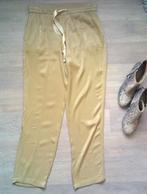 YAYA Mostert gele viscose wijde broek maat 40, Maat 38/40 (M), Verzenden, Geel, Yaya