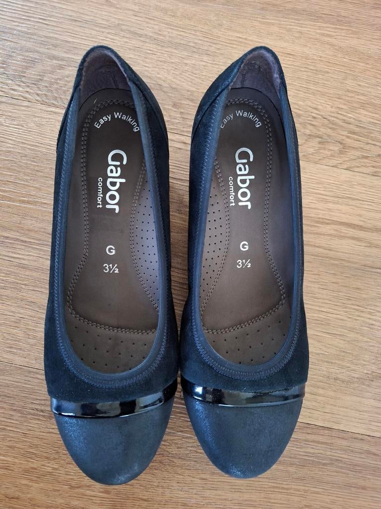 Ballerina's zwart Gabor, Ophalen, Zo goed als nieuw, Zwart