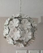 Lamp Plafondlamp van metaal met Bloemen, Ophalen of Verzenden, Zo goed als nieuw, Metaal
