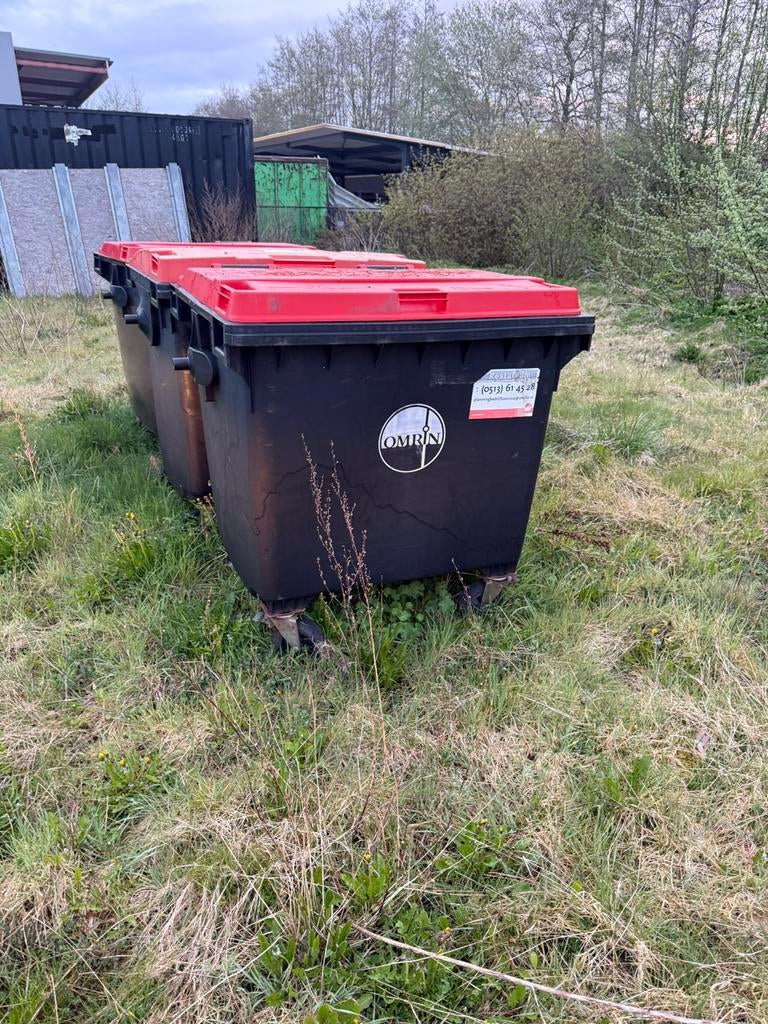 Afval container, Ophalen, 100 cm of meer, 60 cm of meer, Overige typen